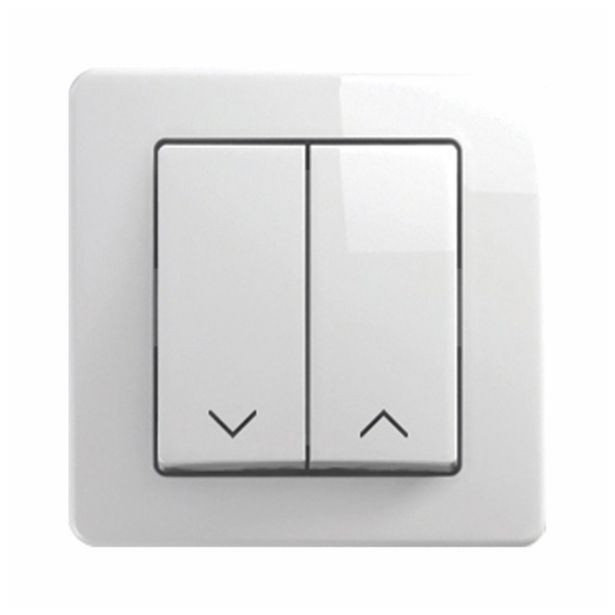 PODOMETNO STIKALO EKONOMIK ŽALUZIJSKO 10AX BELO, NT09