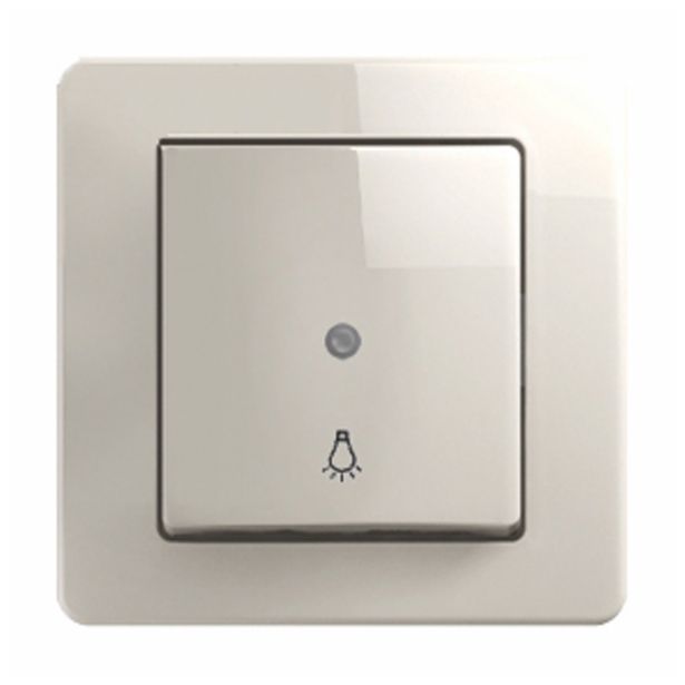 PODOMETNO TIPKALO EKONOMIK NAVADNO 10A, TI 51 BEŽ, LUČ, S TLIVKO