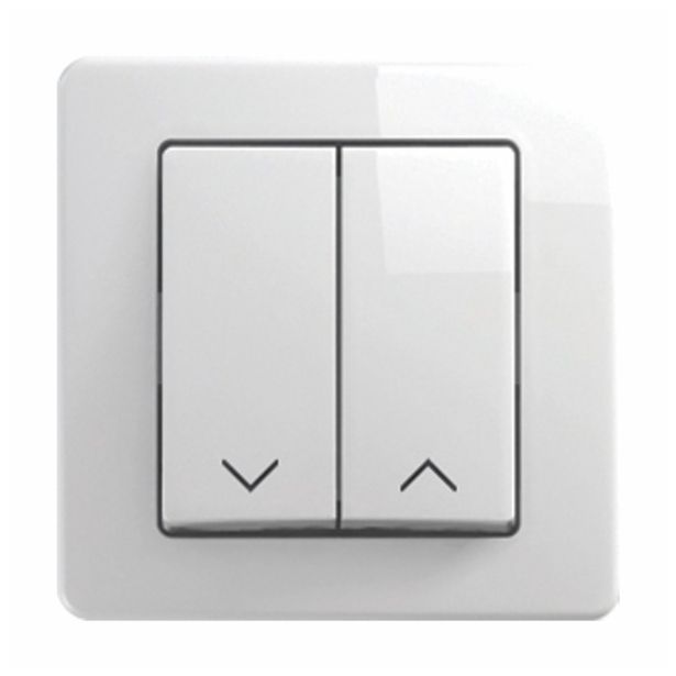 PODOMETNO TIPKALO EKONOMIK ŽALUZIJSKO 10A BELO, NT09, 2TIPKI GOR-DO