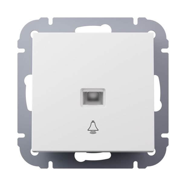 PODOMETNO TIPKALO I700 ZVONEC 10A BELO S TLIVKO