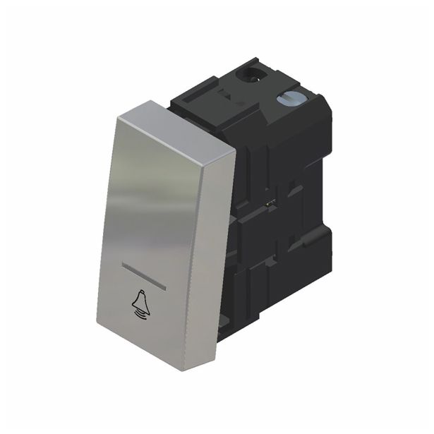 PODOMETNO TIPKALO MODYS NAVADNO 10A SREB, 1M, ZVONEC, BREZ TL