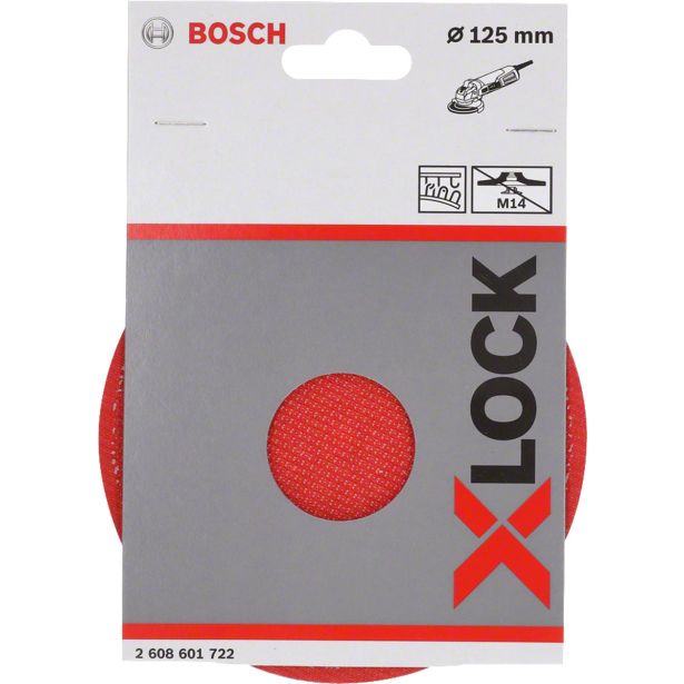 PODL. PLOŠČA ZA EKSCENTR. BOSCH PODPORNI KROŽNIK 125MM X-LOCK Z JEŽKOM