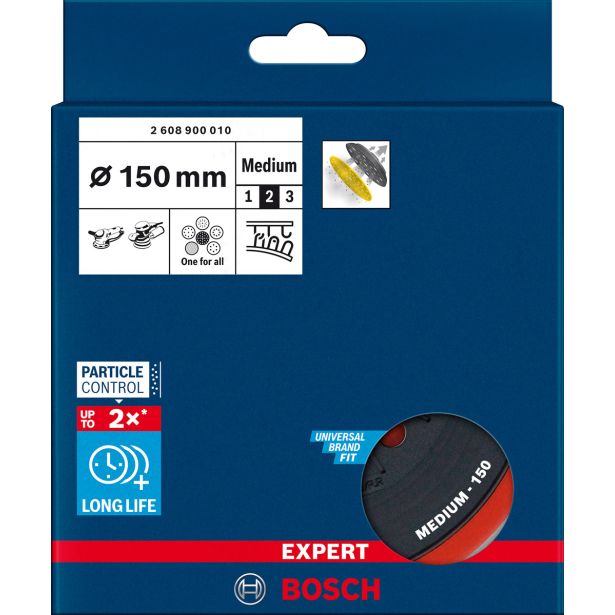 PODPORNI KROŽNIKI EXPERT MULTIHOLE ZA BOSCH, 150 MM, SREDNJI
