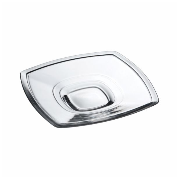 PODSTAVEK ZA SKODELICO STEKLARNA HRASTNIK ZA GEO 14X14 CM STEKLEN