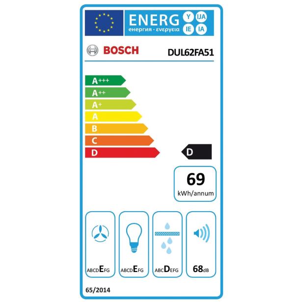 PODVGRADNA KUHINJSKA NAPA BOSCH DUL62FA51
