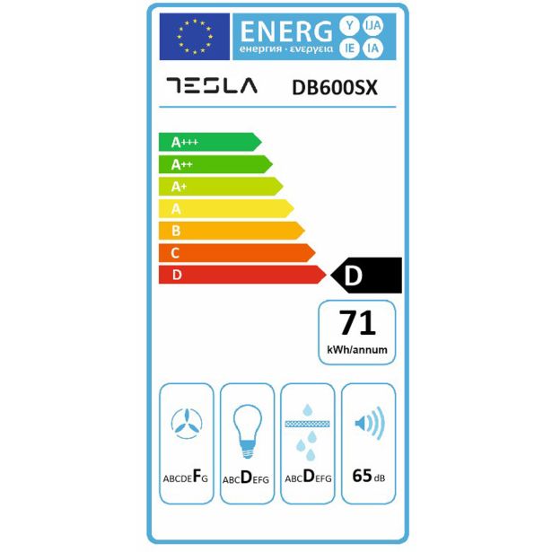 PODVGRADNA KUHINJSKA NAPA TESLA DB600SX