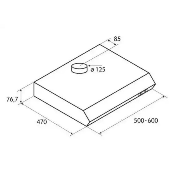 PODVGRADNA KUHINJSKA NAPA TURBOAIR TILLY IX/F/60