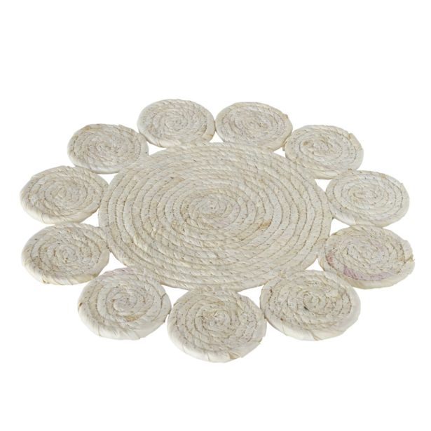 POGRINJEK BOLTZE BEŽ, IZ KORUZNIH LISTOV FI 37 CM