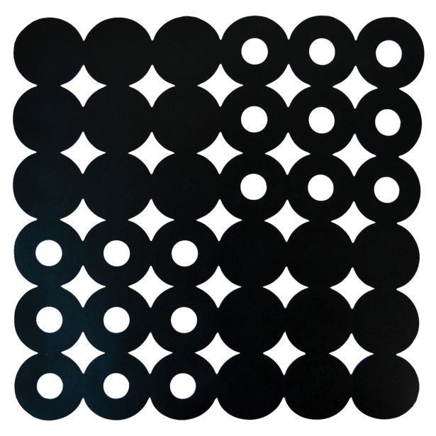 POGRINJEK SIRETESSILE 33X45 CM GEOMETRIC ZLAT/RDEČ/ČRN