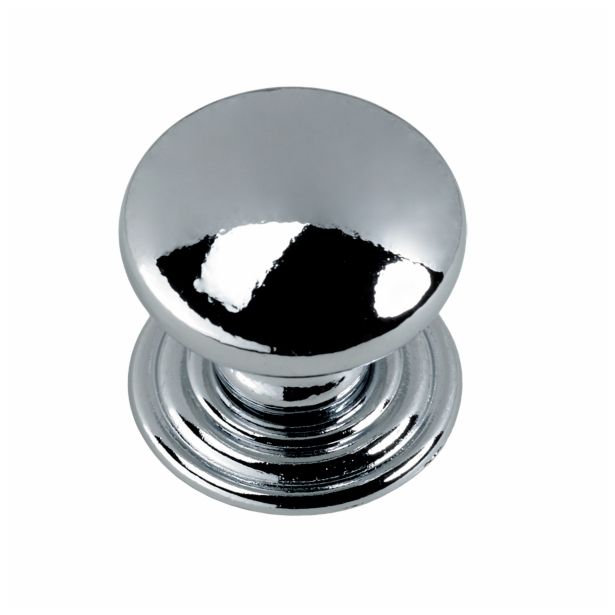 POHIŠTVEN GUMB HETTICH DIY, FI 22MM ,  KROMIRAN