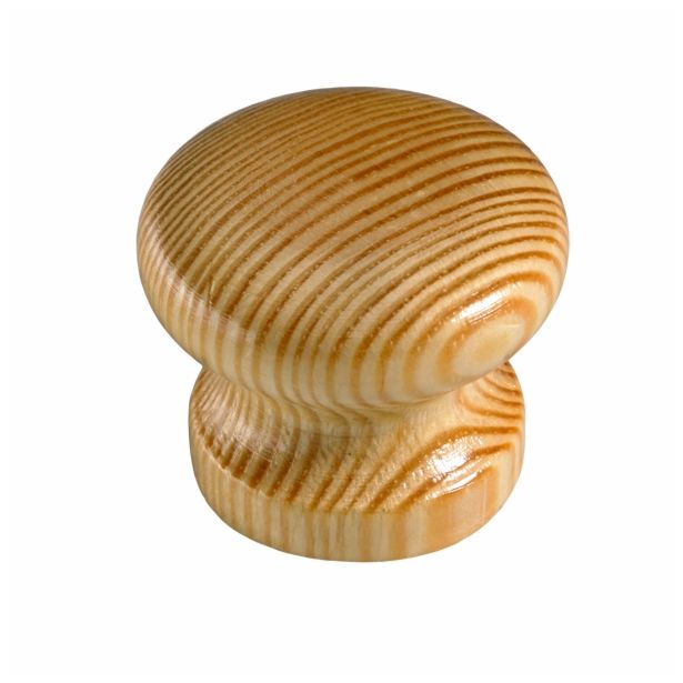 POHIŠTVEN GUMB HETTICH DIY, FI 35X29 MM, LESEN, LAKIRAN BOR