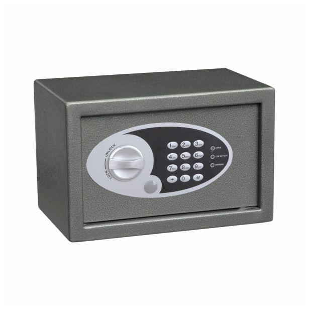 POHIŠTVENI TREZOR MQ 200X310X200 MM TIPKOVNICA SIV