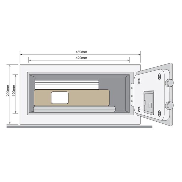 POHIŠTVENI TREZOR YALE VALUE LAPTOP