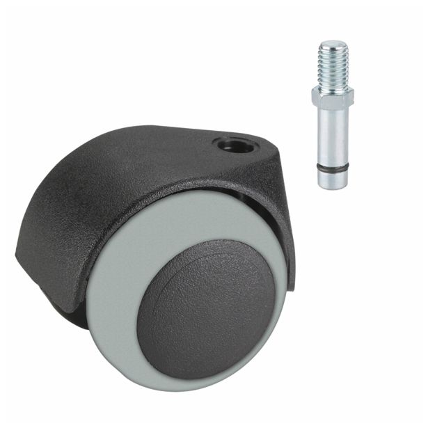 POHIŠTVENO KOLO DÖRNER + HELMER 40MM VIJAK M8X15 DVOJNO, MEHKA TLA PARKET