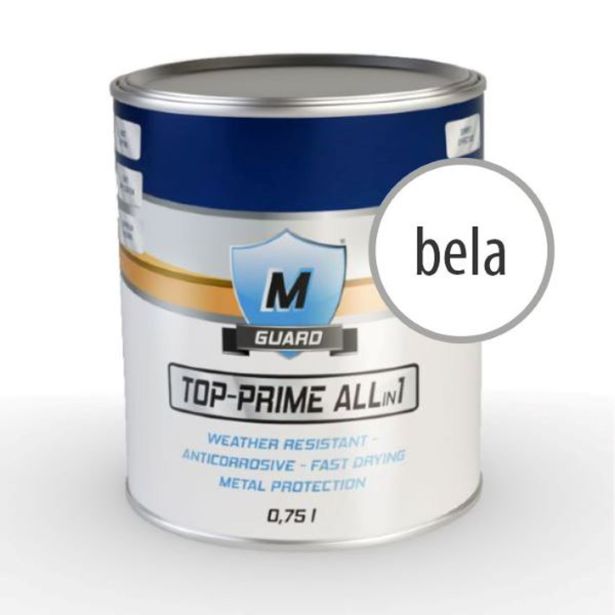 POKRIVNI PREMAZ M-GUARD TOP-PRIME ALL IN 1 RAL. 9003 BEL 0.75L