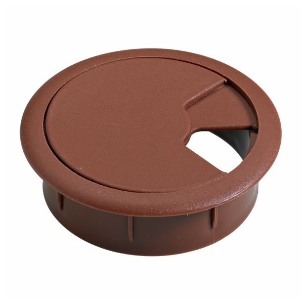 SPECIALNO OKOVJE HETTICH DIY POKROV ZA KABLE FI 60 MM PVC, RJAV