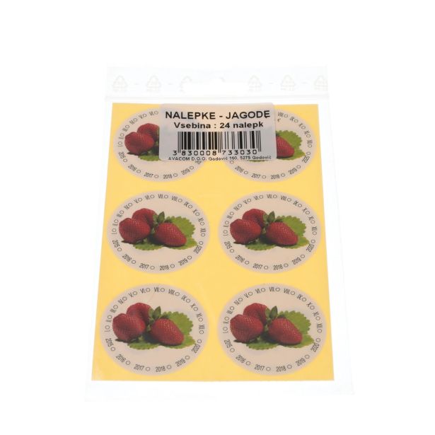 POKROV,PRIBOR ZA VLAGANJE AVACOM 24/1 NALEPKA MOTIV JAGODE