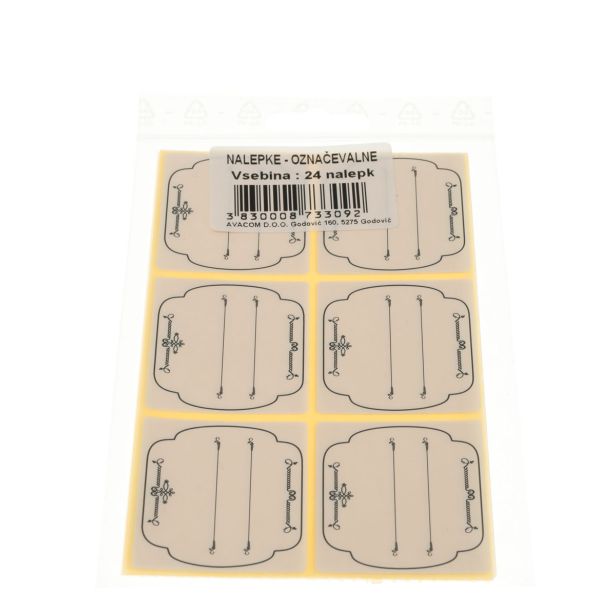 POKROV,PRIBOR ZA VLAGANJE AVACOM 24/1 NALEPKA ZA OZNAČEVANJE