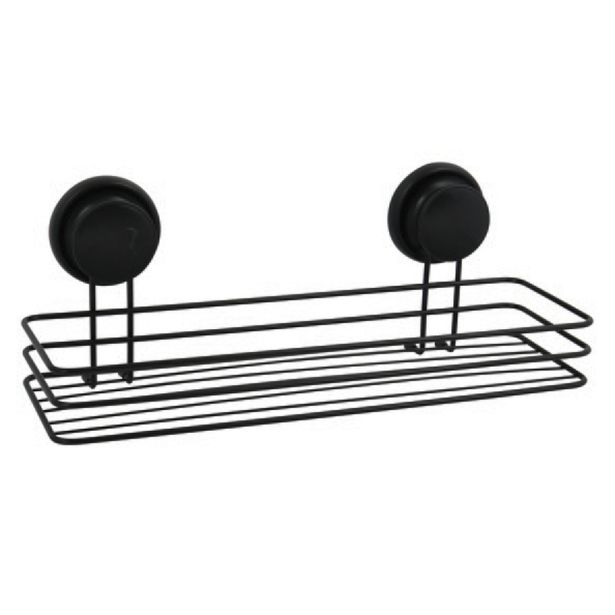 MSV POLICA NA VAKUUM 35.2 X 14 X 13 CM KROM, ČRNA MEGA VENTOUSES