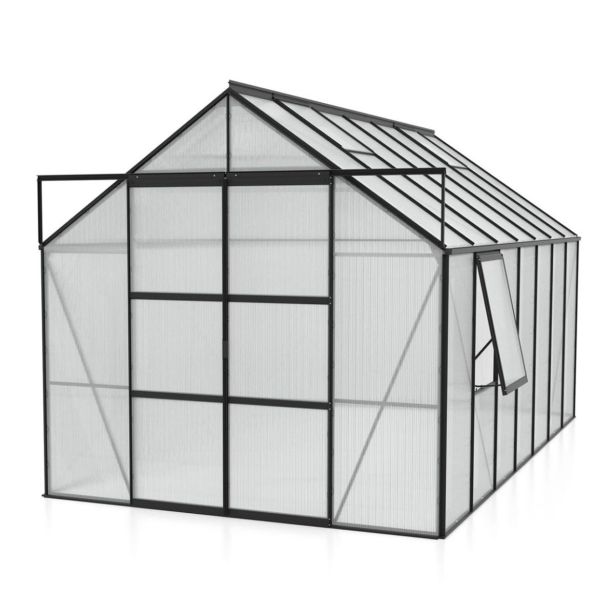 POLIKARBONATNI RASTLINJAK VITAVIA JUPITER 11500 VP 4MM ČRNA 2.6X4.4M