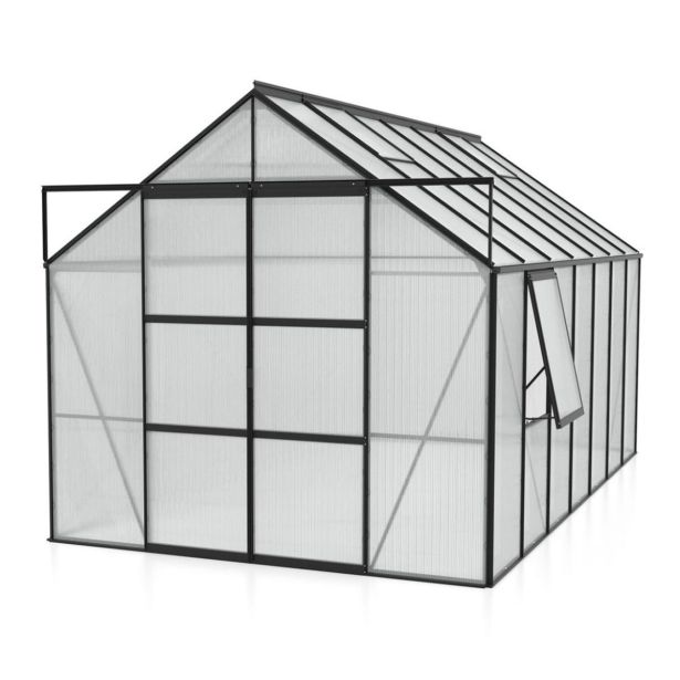 POLIKARBONATNI RASTLINJAK VITAVIA JUPITER 11500 VP 6MM ČRNA 2.6X4.4M