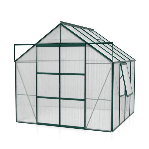 POLIKARBONATNI RASTLINJAK VITAVIA JUPITER 6700 VP 4MM SMARAGDNA 2.6X2.6M