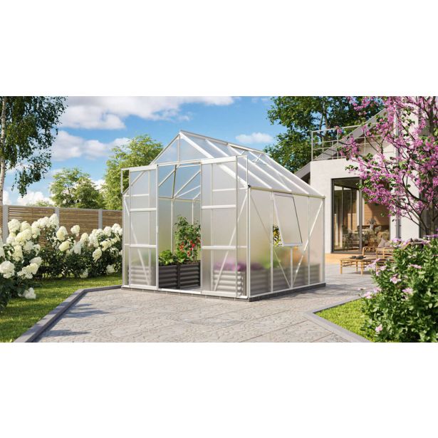 POLIKARBONATNI RASTLINJAK VITAVIA JUPITER 6700 VP 6MM ALU 2.6X2.6M