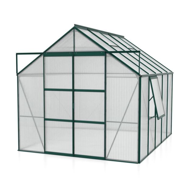 POLIKARBONATNI RASTLINJAK VITAVIA JUPITER 8300 VP 4MM SMARAGDNA 2.6X3.2M