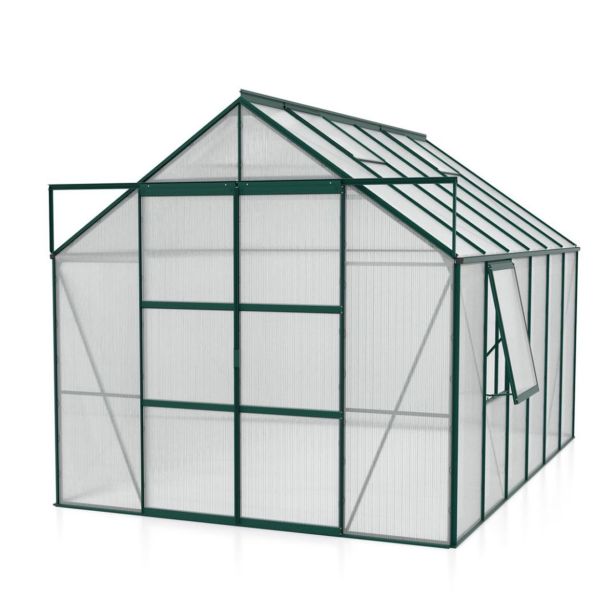 POLIKARBONATNI RASTLINJAK VITAVIA JUPITER 9900 VP 6MM SMARAGDNA 2.6X3.8M