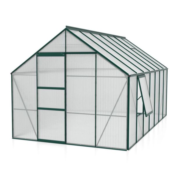 POLIKARBONATNI RASTLINJAK VITAVIA MERIDIAN 1 11500 VP4MM SMARAGDNA 2.6X4.45M