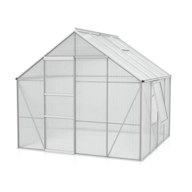 POLIKARBONATNI RASTLINJAK VITAVIA MERIDIAN 1 6700 VP6MM ALU 2.6X2.6M