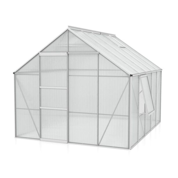 POLIKARBONATNI RASTLINJAK VITAVIA MERIDIAN 1 8300 VP4MM ALU 2.6X3.2M