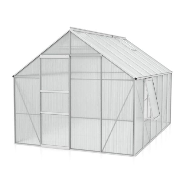 POLIKARBONATNI RASTLINJAK VITAVIA MERIDIAN 1 9900 VP4MM ALU 2.6X3.8M