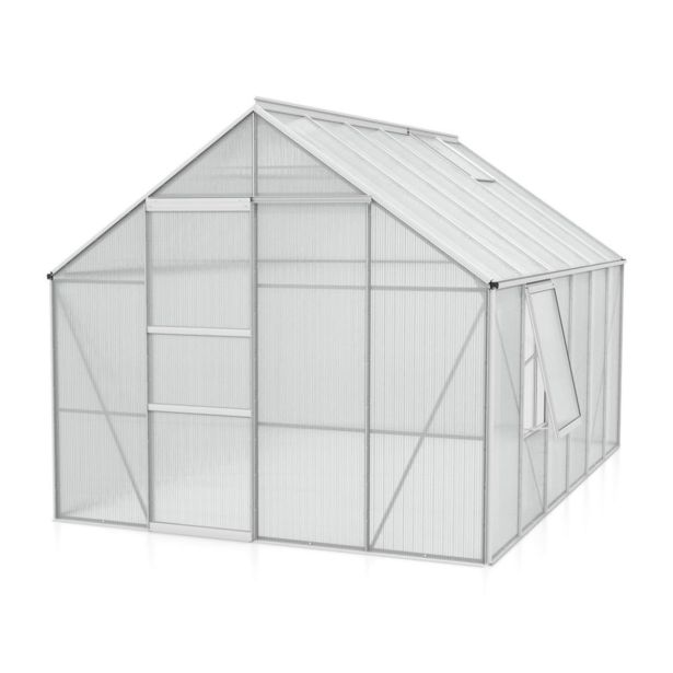 POLIKARBONATNI RASTLINJAK VITAVIA MERIDIAN 1 9900 VP6MM ALU 2.6X3.8M