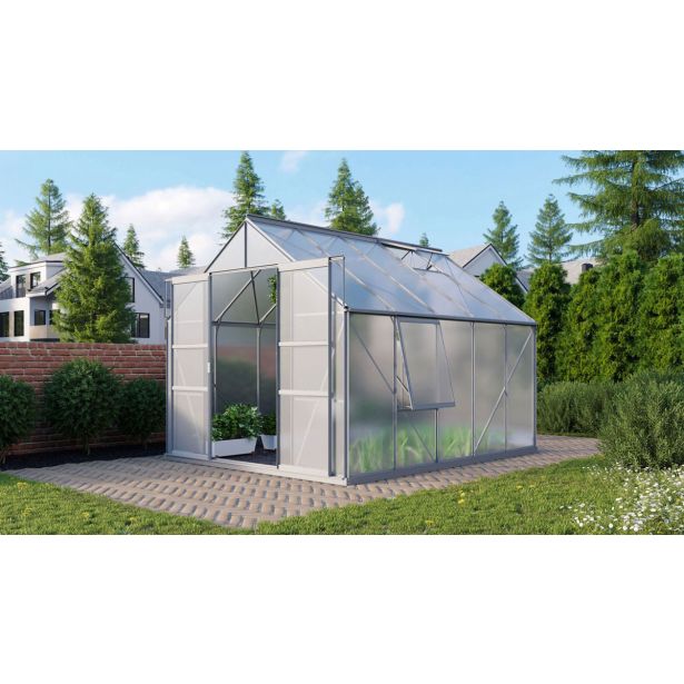 POLIKARBONATNI RASTLINJAK VITAVIA MERIDIAN 2 8300 VP4MM ALU 2.6MX3.2M