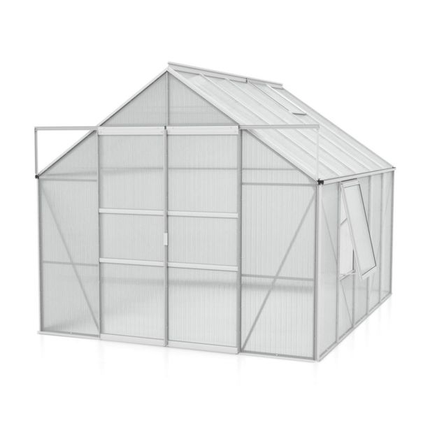 POLIKARBONATNI RASTLINJAK VITAVIA MERIDIAN 2 8300 VP6MM ALU 2.6MX3.2M