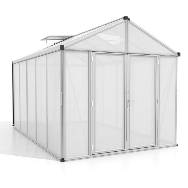 POLIKARBONATNI RASTLINJAK VITAVIA ZEUS COMFORT 10000 VP10MM 2.6X3.9M