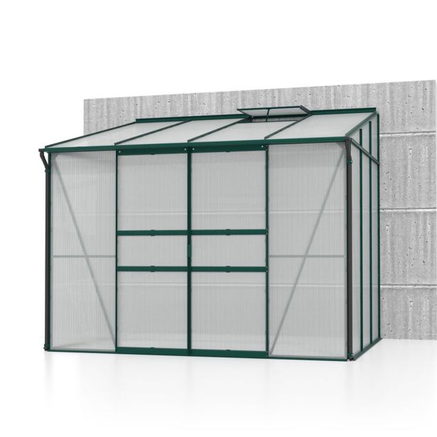 POLIKARBONATNI RASTLINJAK VITAVIA ZIDNI IDA 5200 VP 4MM SMARAGDNA 2.6X2M