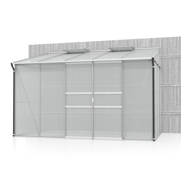 POLIKARBONATNI RASTLINJAK VITAVIA ZIDNI IDA 6500 VP 4MM ALU 3.2X2M