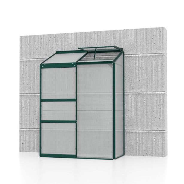 POLIKARBONATNI RASTLINJAK VITAVIA ZIDNI IDA 900 VP 4MM SMARAGDNA 1.3X0.7M