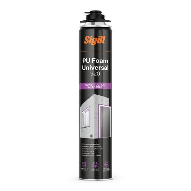 POLIURETANSKA PENA SIGILL PU FOAM UNIVERSAL 920 P 750 ML