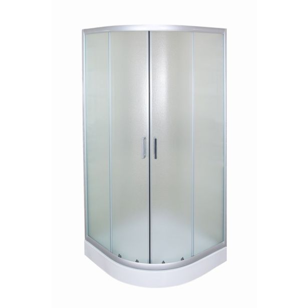 POLKROŽNA KAB. ZA PRHANJE FEROTEHNA PULSE 80R POLKROŽNA +KAD SILVER PR. SATINASTO ST.