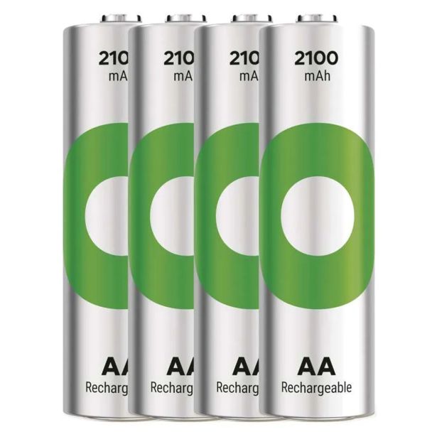 POLNILNI BATER.VLOŽEK GP RECYKO 2100 MAH HR6 (AA) 4KOS