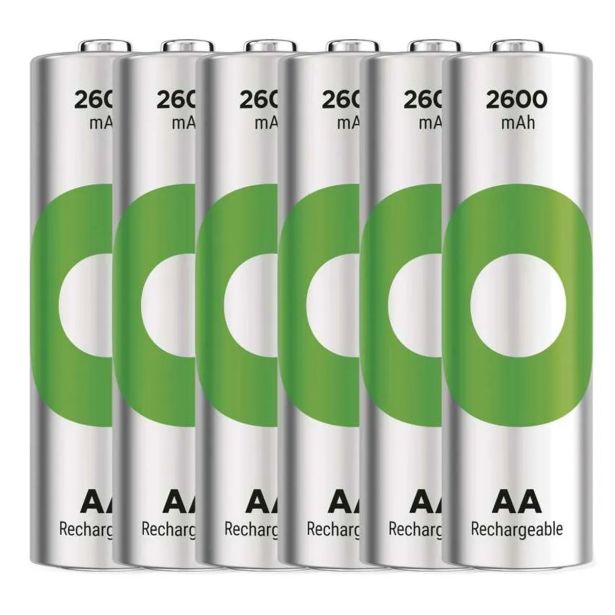 POLNILNI BATER.VLOŽEK GP RECYKO 2600 MAH HR6 (AA) 6KOS