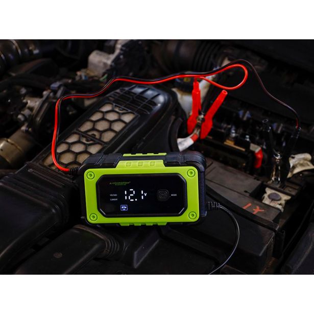 POLNILNIK AKUMULATORJEV CARMOTION DIGITALNI 12V 6A 4-120 AH