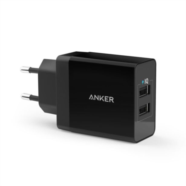 POLNILNIK ZA GSM ANKER 2-PORT USB CHARGER 24W