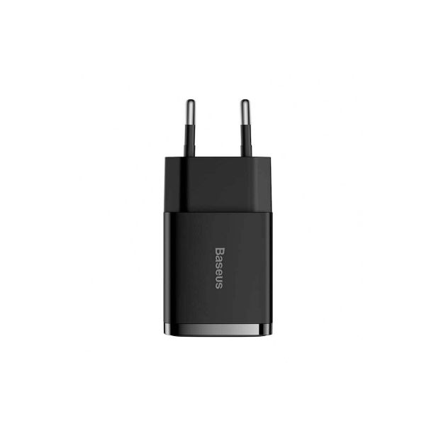 POLNILNIK ZA GSM BASEUS POLNILEC 2 X USB 10.5W, BASEUS COMPACT ČRN