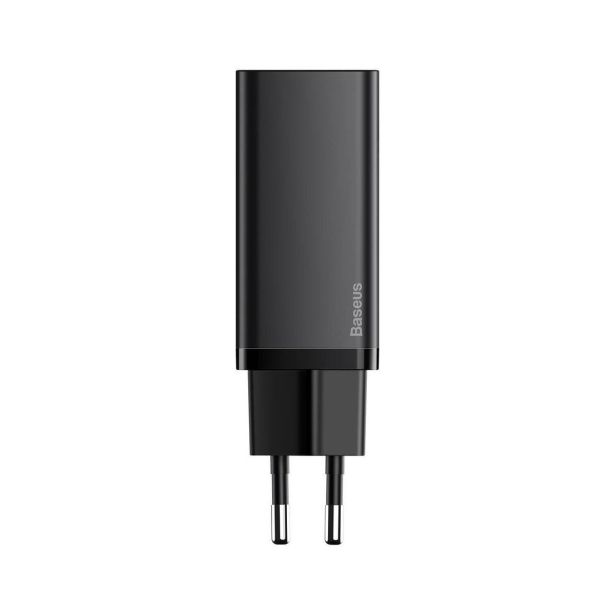 POLNILNIK ZA GSM BASEUS POLNILEC GAN2 USB-C 65W BASEUS ČRN