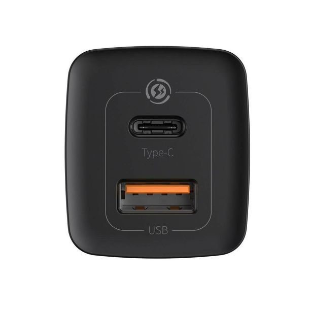 POLNILNIK ZA GSM BASEUS POLNILEC GAN2 USB-C 65W BASEUS ČRN