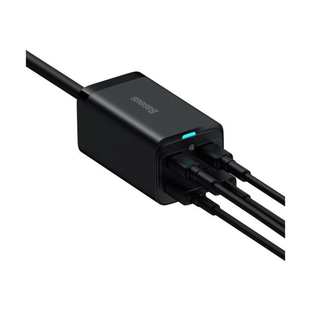 POLNILNIK ZA GSM BASEUS POLNILEC GAN3 USB/USB-C BASEUS ČRN 100W